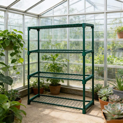 4 Tier Outdoor Plant Stand Garden Flower Shelf Heavy Duty Rack Patio Decor Use