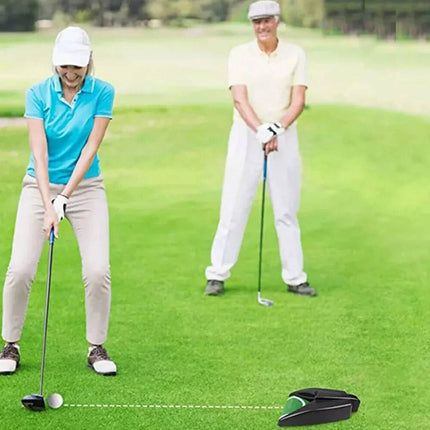 Automatic Golf Ball Returner Electric Putting Practice Trainer Return Turf Base
