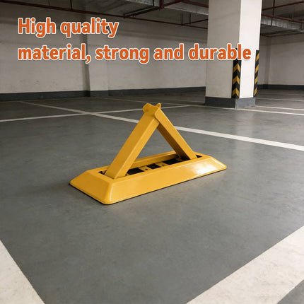 Triangle Foldable Residential Parking Space Lock Steel
