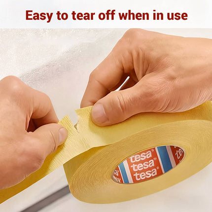 Crepe Paper Masking Tape Curve Paint Hand Tearable No Residue 2.5cm x 50m