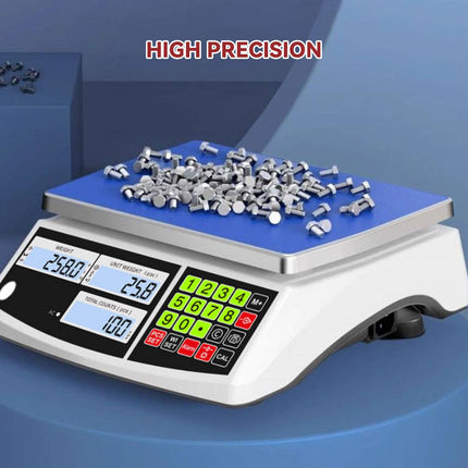 Electronic Counting Scale 10kg 0.1g Triple Display
