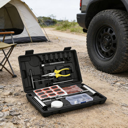148pcs Tubeless Tire Repair Tool Kit with Case