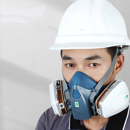 Reusable Half Face Respirator Mask Silicone Medium Painting Spray Dust
