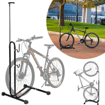 L Display Bike Parking Stand Vertical Adjustable Hook