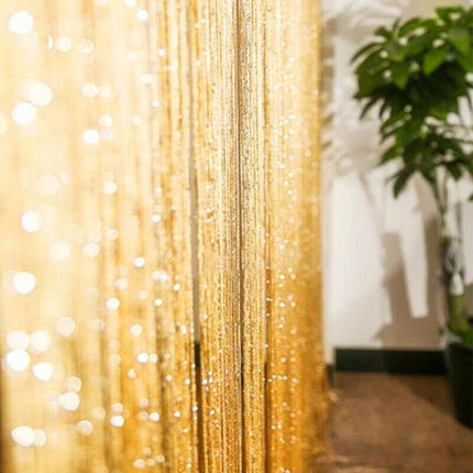 Polyester String Door Curtain Divider for Bedroom Living Room Wedding Decoration