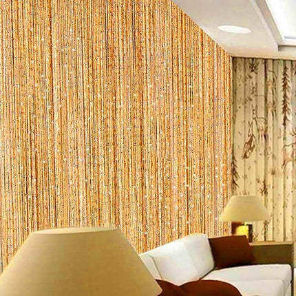 Polyester String Door Curtain Divider for Bedroom Living Room Wedding Decoration