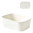 50 Pcs Takeaway Lunch Boxes with Lids Leakproof Food Grade 850ml