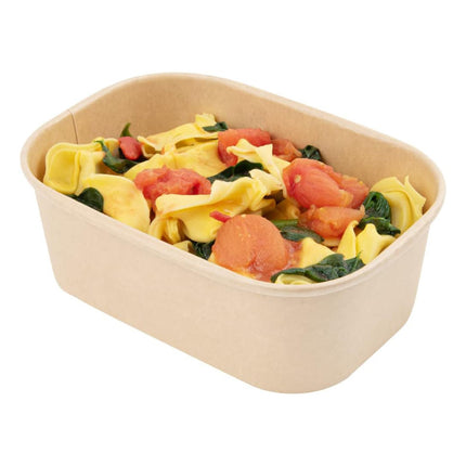 50 Pcs Takeaway Lunch Boxes with Lids Leakproof Food Grade 850ml