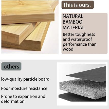 Bamboo Clothes Garment Rack Stable Structure Durable Space Saving Home Daily Use