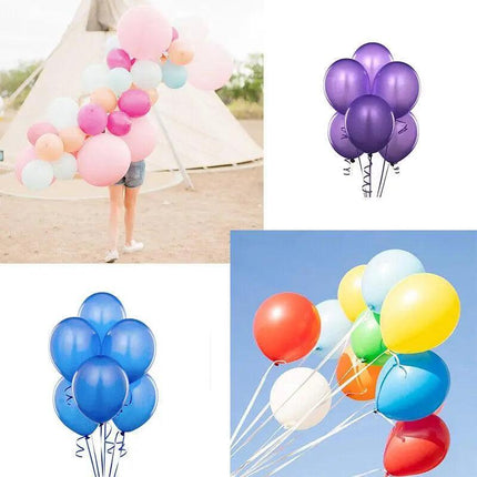 10 PCS 10+ Colours 10" 25cm Latex Balloons Birthday Party Wedding Decoration AU - Aimall