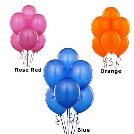 10 Pcs 10+ Colours 10" 25Cm Latex Balloons Birthday Party Wedding Decoration Au - Aimall