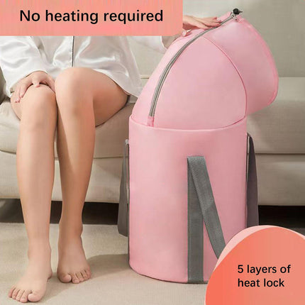 Portable Foldable Foot Soaking Bucket Heat Preserving Basin Travel Foot Bath Tub