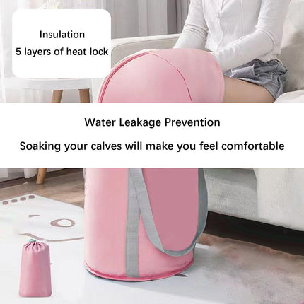 Portable Foldable Foot Soaking Bucket Heat Preserving Basin Travel Foot Bath Tub