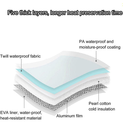 Portable Foldable Foot Soaking Bucket Heat Preserving Basin Travel Foot Bath Tub