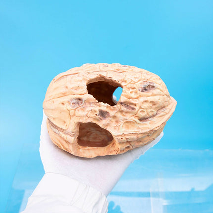 Pet Climbing Shelter Simulated Walnut Resting Box Small Animal Hideaway Decor