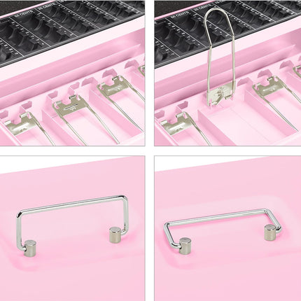 Metal Register Cash Box Key Lock for Retail Shop Market Cashier Money Storage