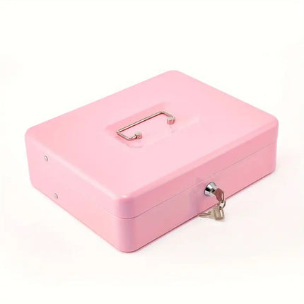 Metal Register Cash Box Key Lock for Retail Shop Market Cashier Money Storage