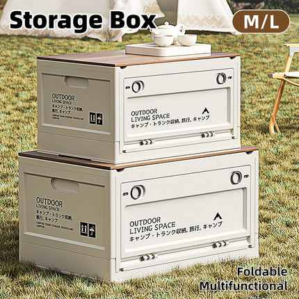 Camping Storage Box Folding Organizer Outdoor Container Crate Portable Travel