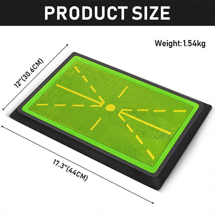 Golf Training Mat for Swing Detection Batting Divot Golf Hitting Practice Mat
