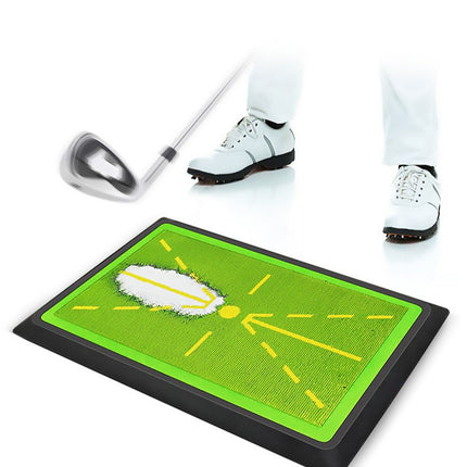Golf Training Mat for Swing Detection Batting Divot Golf Hitting Practice Mat