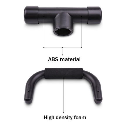 Home Sponge Foam Push Up Bars H-shaped Trainer Men Women Home Fitness Equipment