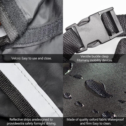 Wheelchair Back Bag Waterproof Wheel Chair Storage Pouch for Most Wheelchairs