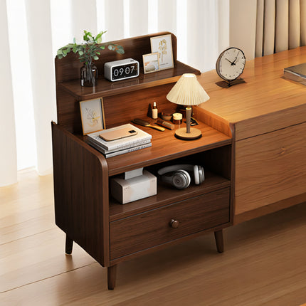 Small MDF Board Nightstand Bedroom Side Table for Bedroom Bedside Storage