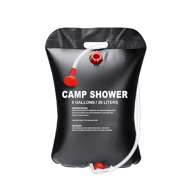 20L Portable Camping Shower Bag Solar Heating Water Bag for Hiking Traveling
