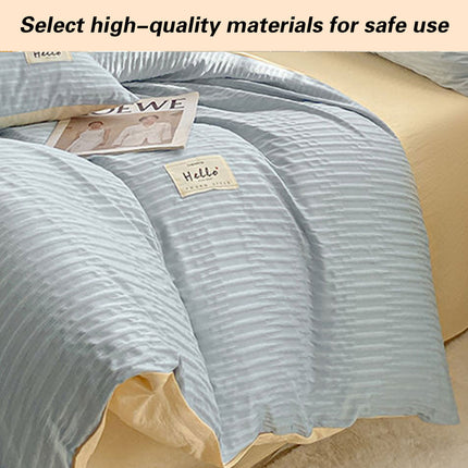 Super Soft Solid Colour Duvet Cover Simple Elegant Bedding Comforter Quilt Case