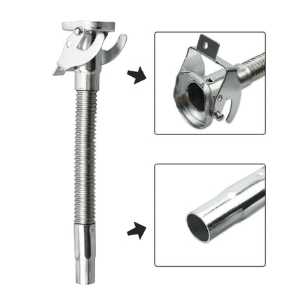 Stainless Steel Oil Pourer Oil Nozzle Tube Metal Material Bendable Press Lid