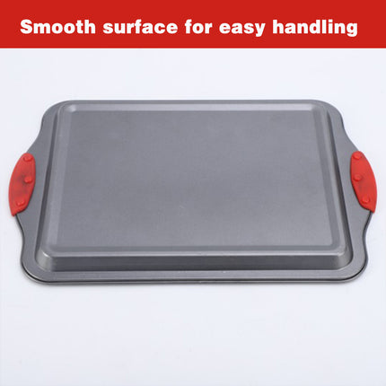 3PCS High Temp Non Stick Home Baking Tray Oven Safe Durable for Cakes Breads