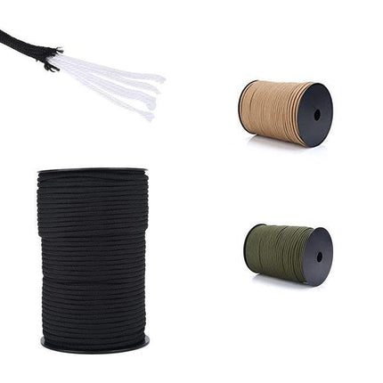 9 Strand Core Rope-100M 550 Paracord Parachute Cord Lanyard Mil Spec Type Iii
