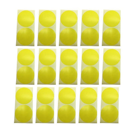 8/13/25/50mm Colour Sticker Dots Adhesive Round Labels Circular Scrapbooking Yellow - Aimall