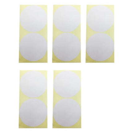 8/13/25/50mm Colour Sticker Dots Adhesive Round Labels Circular Scrapbooking White - Aimall