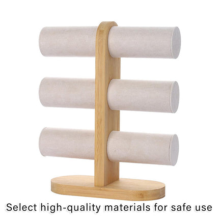 Three Tier Jewellery Display Stand Bracelet Storage Rack Desktop Bracelet Holder