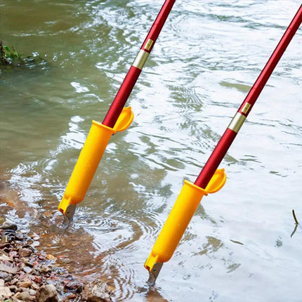 Fishing Rod Holder Stand Ground Plunger Pole Rack Adjustable Bank Stick Support