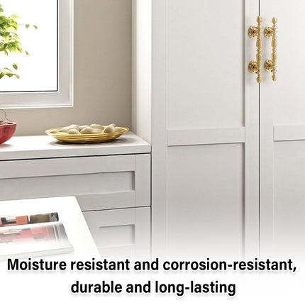 French Cabinet Door Handles Long Pull Retro Style for Closet Drawer Cupboard Use