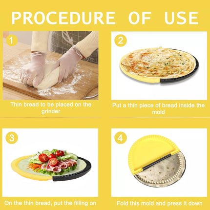 Nonstick Sandwich Make Tray Kitchen Breakfast Pressed Sandwich Maker Easy Making