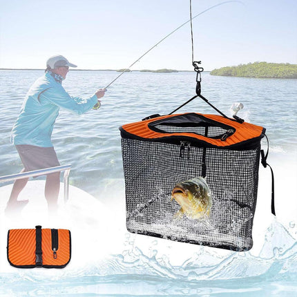 Floating Fish Protector Reel Storage Bag Portable Fish Net Bag Fish Protector