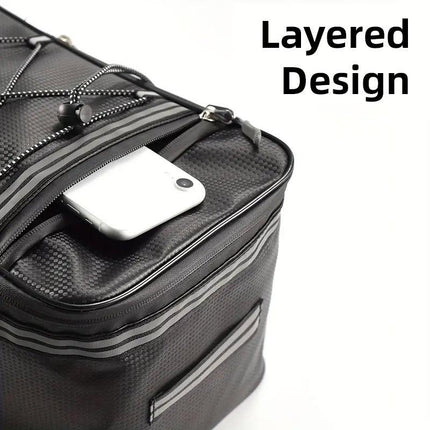 Bike Saddle Bag Waterproof Cycling Tail Bag Backseat Storage Riding Equipment