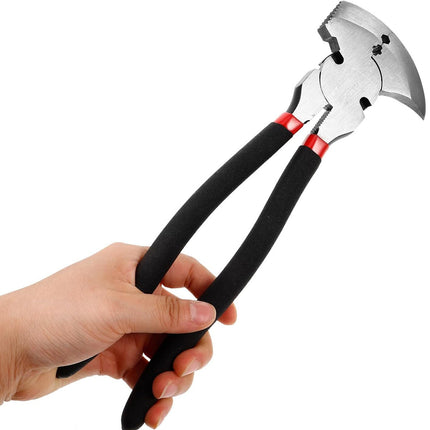 Multi Functional Fence Pliers Tool Carbon Steel for Wire Cutting and Bending Use