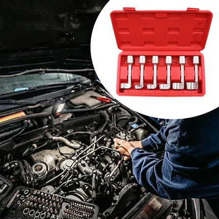 6PCS L Shaped Hexagon Wrench Set Chromium-Molybdenum steel Durable Car Repair