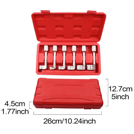 6PCS L Shaped Hexagon Wrench Set Chromium-Molybdenum steel Durable Car Repair