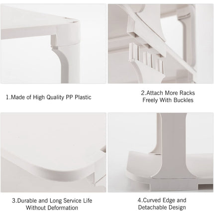 4/5Tier Shoe Rack Organizer Shelf Space Saving Storage Stand For Entryway Home
