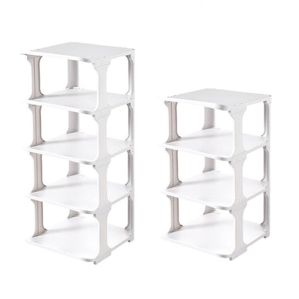 4/5Tier Shoe Rack Organizer Shelf Space Saving Storage Stand For Entryway Home