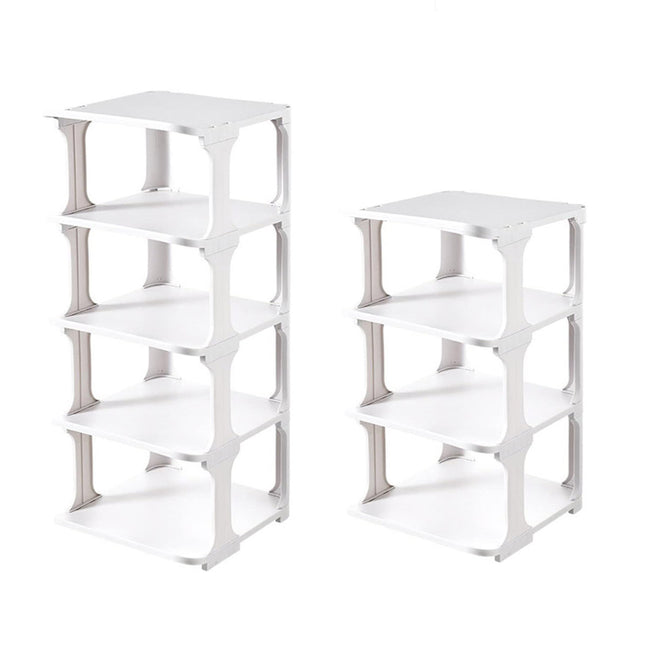 4/5Tier Shoe Rack Organizer Shelf Space Saving Storage Stand For Entryway Home
