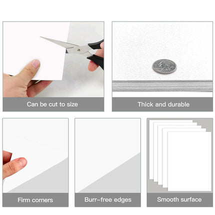 White Card Paper Set 100PCS A4 Size Blank Hand Painted Drawing Craft Sheets