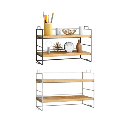 Table Top Desk Shelf Standard Model 2-Layer Office Desk Arrangement Shelf