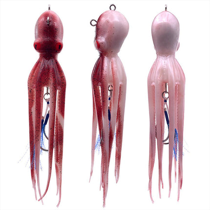175g/240g Simulated Octopus Soft Bait Lure Fishing Artificial Squid Tackle