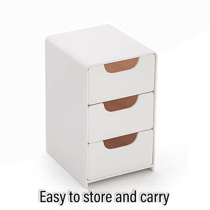 Mini Desktop Organiser Box Portable Storage Box for Office Home Desk Accessories